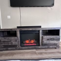 Tv Stand With Fireplace 