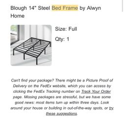 FREE full size bed frame