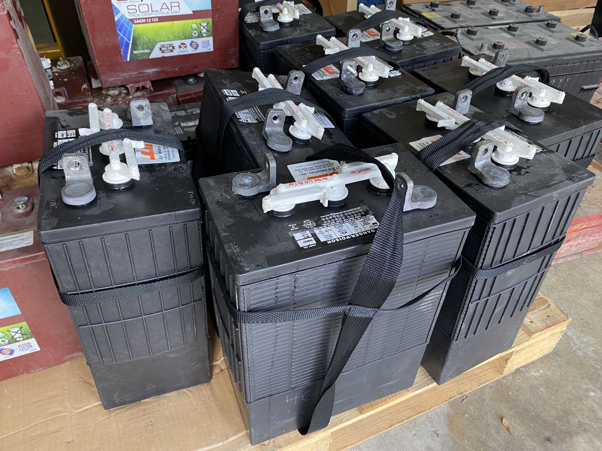Heavy 6v, 360ah Floor Scrubber Floor Sweeper Heavy Duty Solar Panel and Inverter Batteries