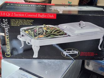 Gourmet covered Buffet dish