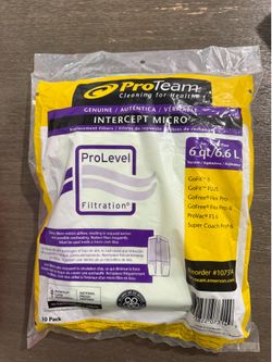 ProTeam Backpack Vacuum Bags