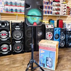 Bocina Bluetooth Speaker 12" Karaoke ❗️3000w - Rechargeable 🔋+++ LOUD BASS🔊 - SPECIAL PRICE ❗️❗️❗️ - READY FOR PARTIES 🥳 - Karaoke 