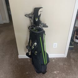 Golf Bag with Clubs