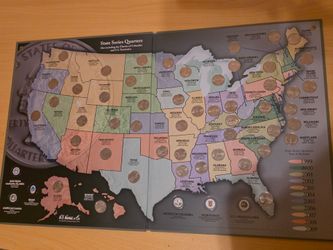 State Series Quarter Collection – Collector’s Map