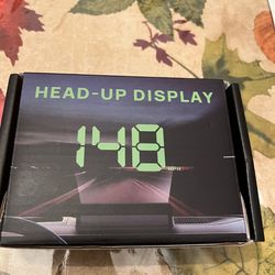 Head up display speedometer