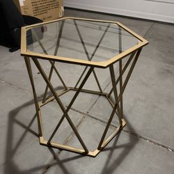 Glass Side Table
