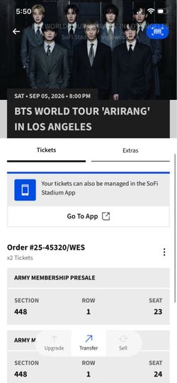 BTS Los Angeles Concert