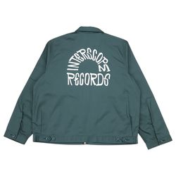 DICKIES EISENHOWER JACKET MENS XL GREEN UNLINED BOMBER CANVAS HIP HOP FULL ZIP