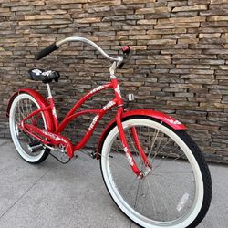 Electra Cruiser 1 Step Thru “ Hawaii “ 26 Inch Beach Cruiser Cherry Red 