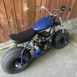 Blue Upgrade Minibike