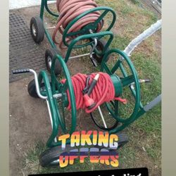 Water Hose With Cart 