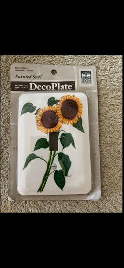 Sunflower Light Switch Plate