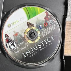 Xbox 360 Injustice Gods Among Us Game 