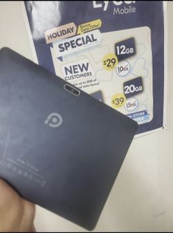 Tablet unlocked with warranty