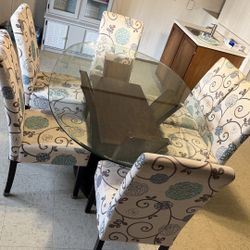 Dining Table Set With 6 Chairs 