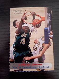 Lebron James High School Card Sport Illustrated For Kids