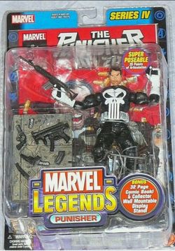MARVEL LEGENDS THE PUNISHER SERIES IV (4) PUNISHER RED COMIC THE PUNISHER NEW