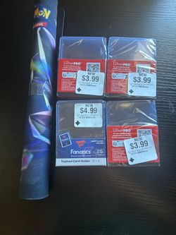 3x4 Top Loaders and Stellar Crown Terapagos Play Mat