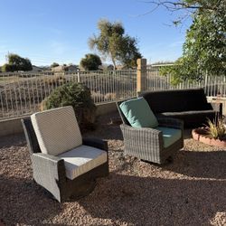 Swivel Patio Chairs Couch 
