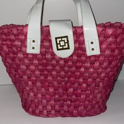 Trina Turk Straw Tote Very Cute 🥰 