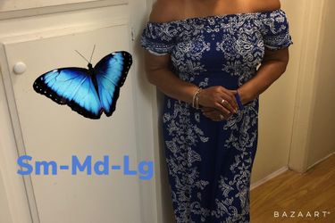 Sundress BLUE AND WHITE