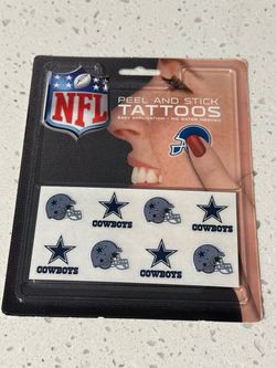 NFL New Dallas Cowboys Peel and Stick Tattoos