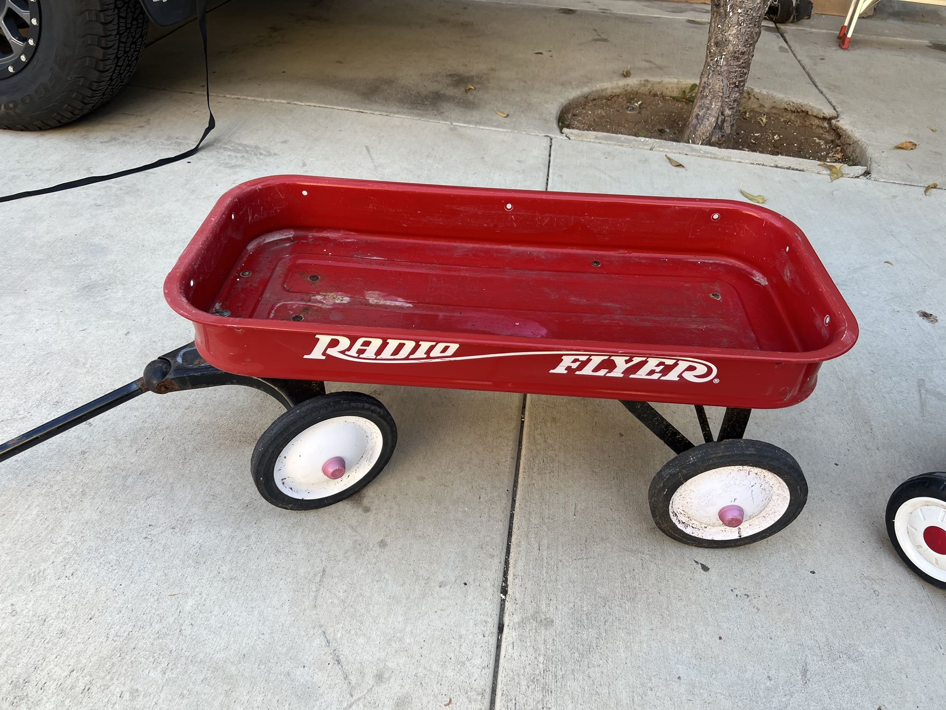 Radio Flyer Wagon $40 /exercise Bike $20 / And Scooter $20