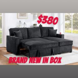 Brand New Pull Out Sectional Sofa 