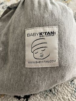Gray Baby K’Tan Pre-wrapped Baby Wrap