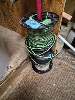 12 awg stranded copper wire white black green 3/4 rolls of 500 feet.