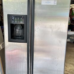 Garage Side By Side Refrigerator, Freezer $150 OBO