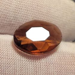 8.60ctw Vintage Maroon TANZANITE FIRE GEMSTONE OVAL CUT CRYSTAL 