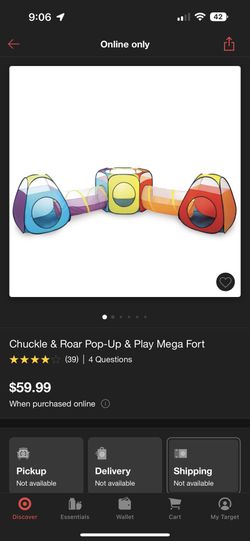 Kids Pop Up Fort