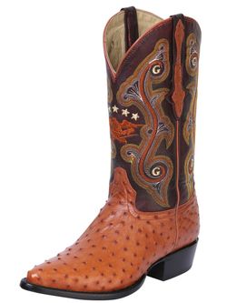 Bota vaquera original avestruz exótica