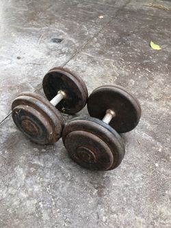50 Lbs Dumbbells