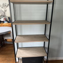 Metal And Wooden Book Shelve 