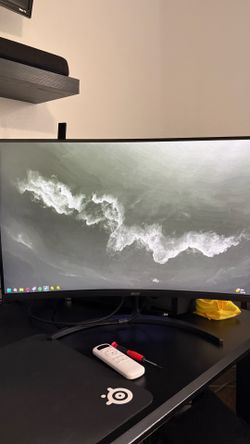 ACER 32 inch curved 180HZ Monitor (Cords included)