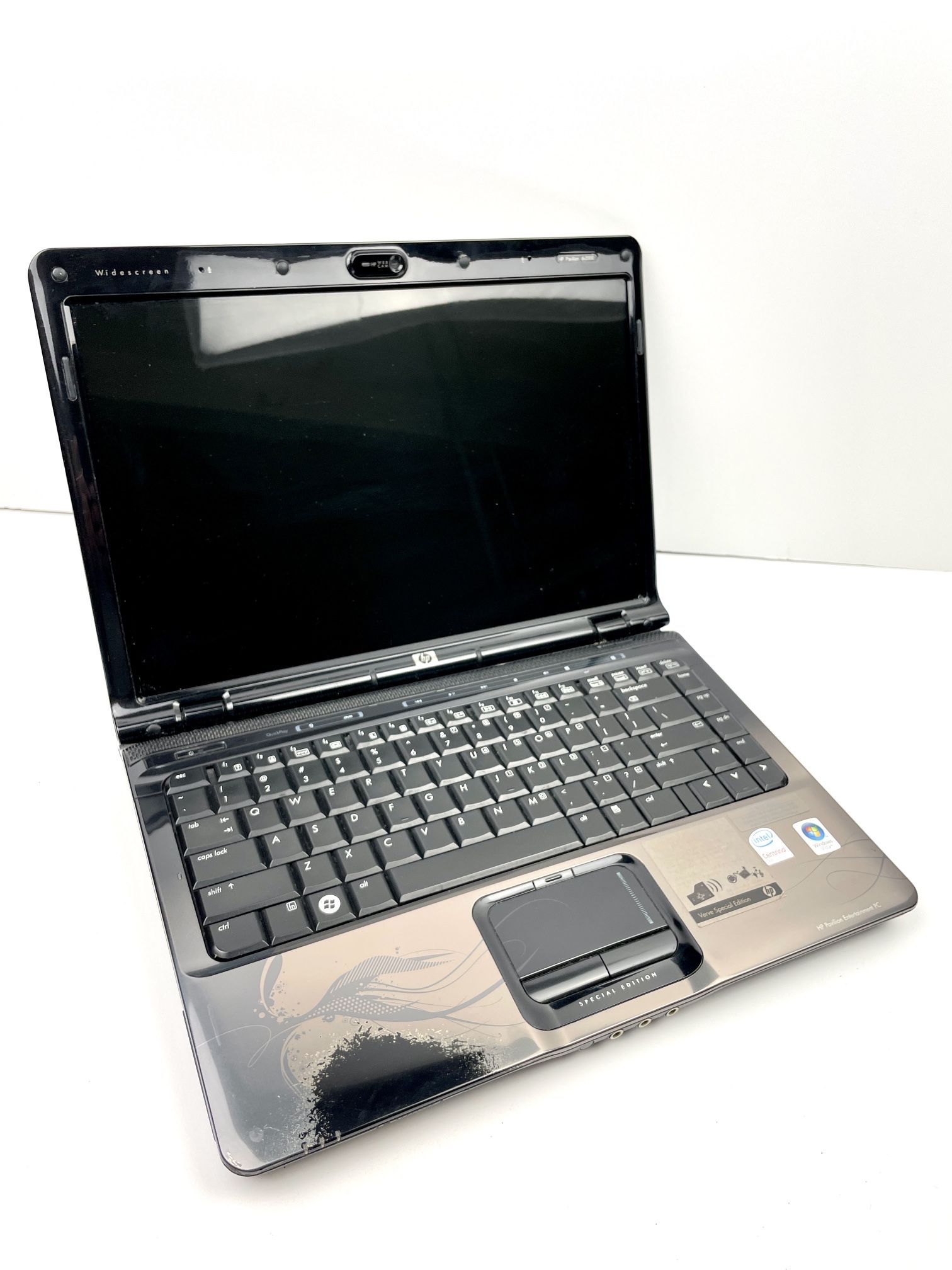 HP Pavilion DV2500 Widescreen Special Edition Intel Centrismo Duo Windows Vista - FOR PARTS OR REPAIR AS ID