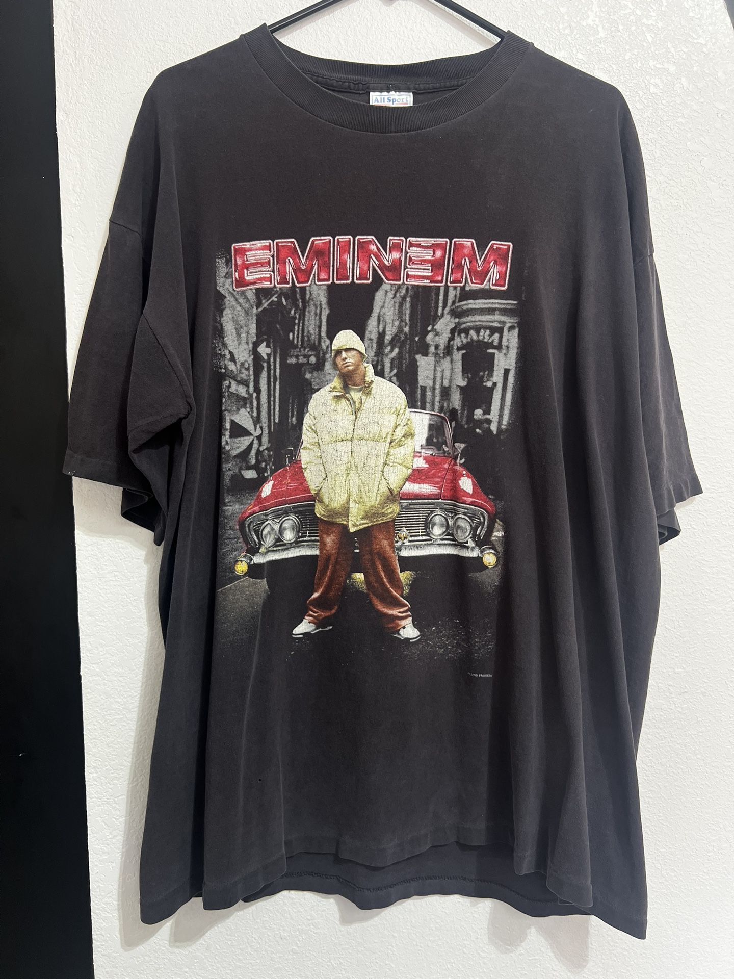 Single Stitch Vtg 2000 Eminem Low Rider Rap T Shirt Slim Shady Hip Hop Tee