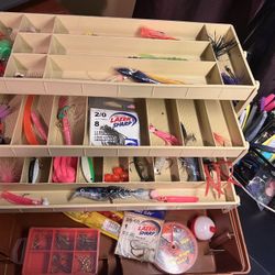 Plano 3 Tier Fishing Tackle Box W/ Gear