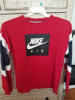 Nike logo block crew neck Boys