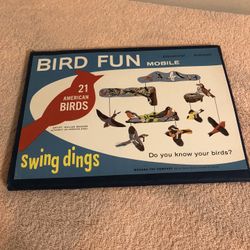 Vintage Modern Toy Company Swing Dings Bird Fun Mobile Complete Unused