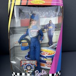 Nascar barbie 50th anniversary 1998