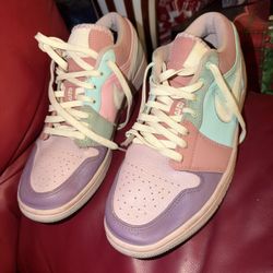 Men’s Nike Jordan 1 Low  Easter Pastel Shoes 