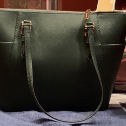 Michael Kors Charlotte Green Handbag