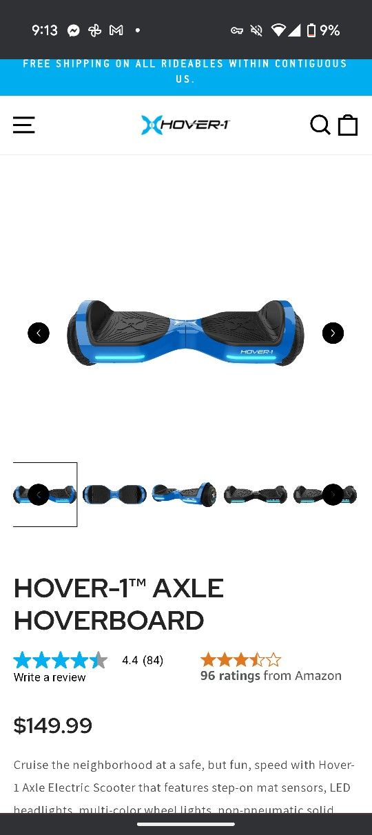 XHover Axel 1 Hoverboard