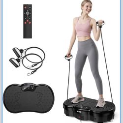Vibration plate exercise machine: