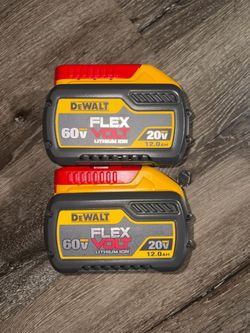 Dewalt 20/60v 2pk 12.0 FlexVolt Batteries (2x$400)