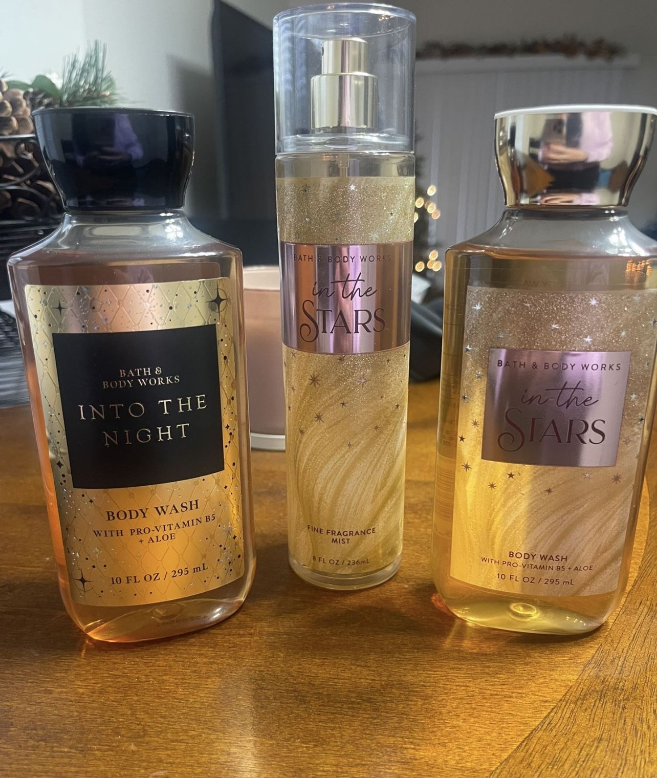 Bath & Body Works Gift Set – In The Stars + Into The Night (3-Piece, New)