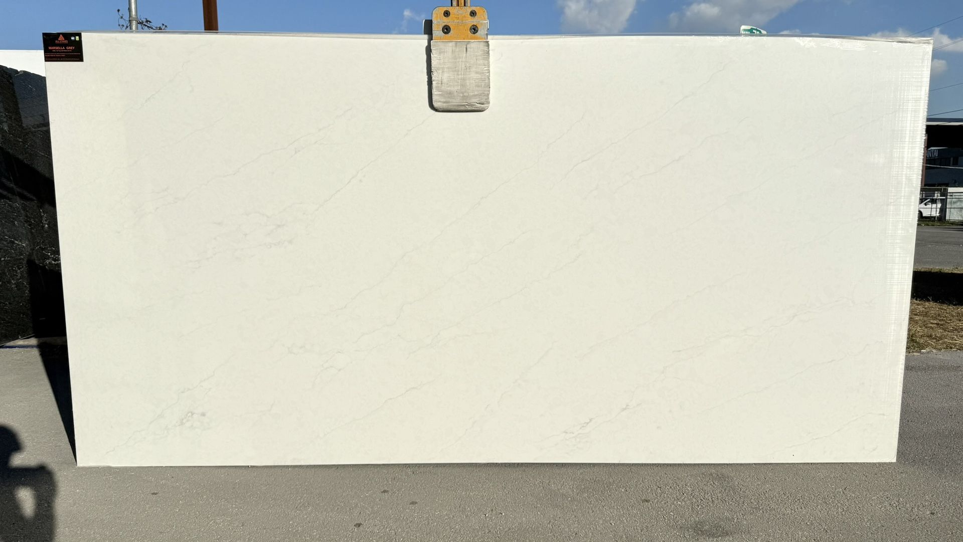 CALACATTA QUARTZ JUMBO SLABS MARSELLA GRAY 127X64 2CM FOR KITCHEN COUNTERTOPS